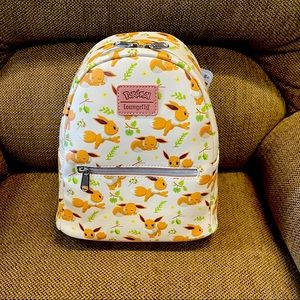 Eevee Loungefly Hot Topic Mini Backpack Floral In Hand